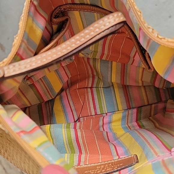 🍃 Fossil women's staw bag purse - Picture 5 of 6